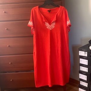 Talbots Short Sleeve Dress with Pockets
